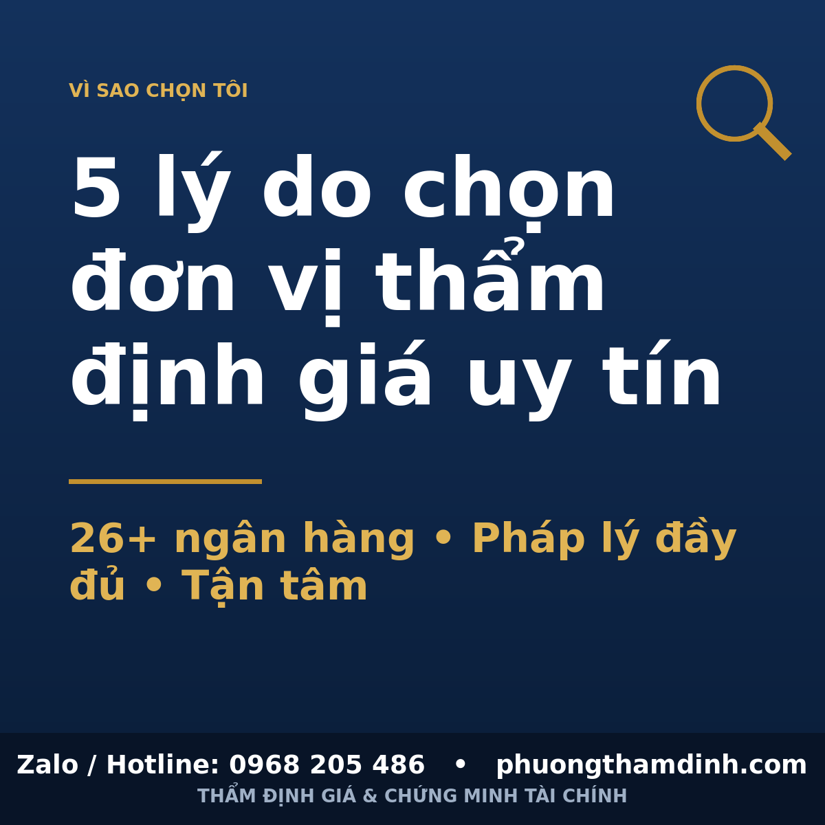 5 lý do nên chọn đơn vị thẩm định giá độc lập, uy tín