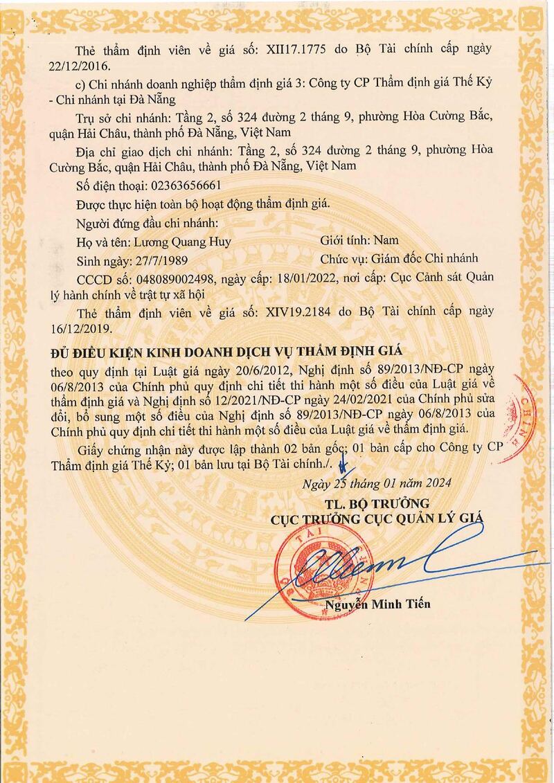 Giấy chứng nhận đủ điều kiện kinh doanh - trang 3